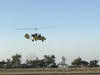 Gyrocopter im Anflug